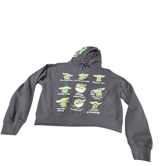 Star Wars Jacket XL Gray
Youth Kid Pullover Girl Long Sleeve Cropped Hoodie - Picture 1 of 8